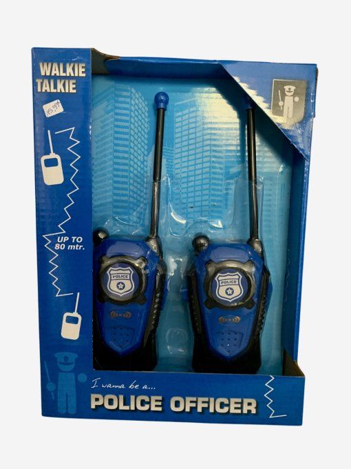 Talkie-Walkies Police – Portée jusqu’à 80 mètres