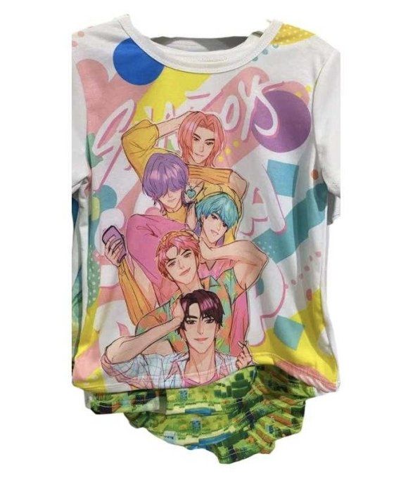T-shirt « K-Pop Stars » - pastel édition