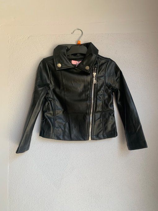 Veste simili cuir fille – Esprit rock et tendance