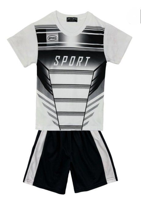 Ensemble Sport Noir & Blanc – Style Minimaliste & Tendance