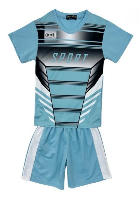 Ensemble Sport Bleu Ciel – Fraîcheur & Style Dynamique