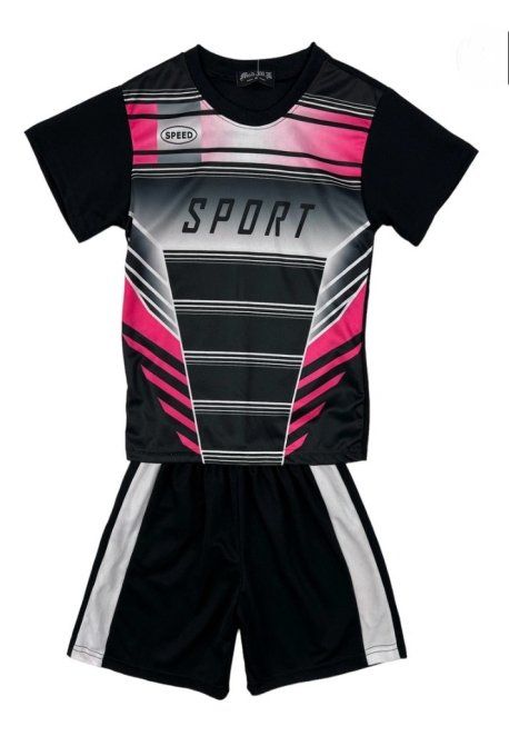 Ensemble Sport Noir & Rose Fluo – Look Audacieux & Tendance 
